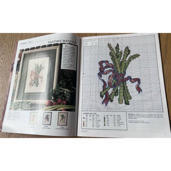 For The Love of Cross Stitch May 1994 Easter Bunny Spring Patterns 22 Projects - Picture 5 of 13